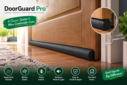 DoorGuard Pro – Premium Door Bottom Seal | Blocks Dust, Drafts & Insects (Pack Of 2)