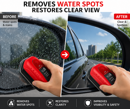 Car Glass Oil Film Remover – Deep Clean Water Marks & Stubborn Residue
