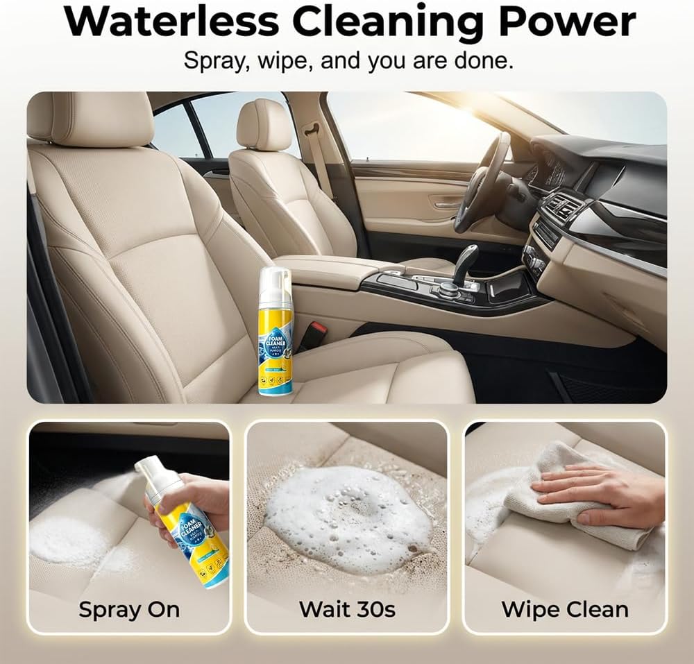 Multipurpose Foam Cleaner Spray (Pack Of 2)
